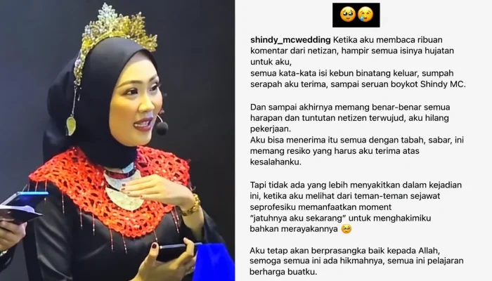 MC LCC MPR Shindy Lutfiana Curhat Kehilangan Pekerjaan Usai Viral: “Semua Tuntutan Netizen Terwujud”