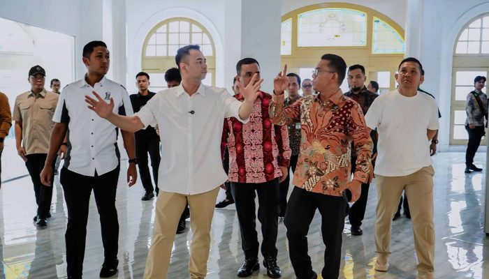 Raffi Ahmad Terpukau Lihat Gedung Warenhuis, Siap Dorong Kolaborasi Kreatif di Kota Medan