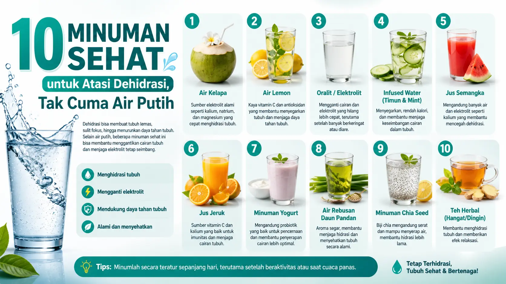 minuman untuk dehidrasi