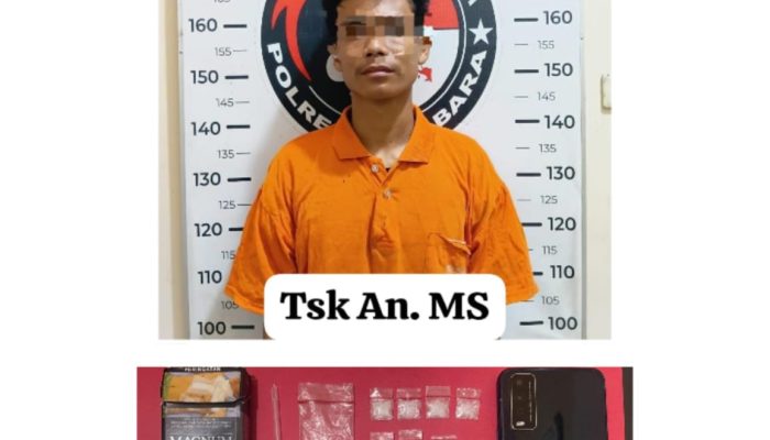 Polres Batu Bara Ungkap 4 Kasus Narkoba, Puluhan Gram Sabu Diamankan