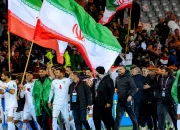 Profil Timnas Iran saat merayakan kemenangan di Kualifikasi Piala Dunia 2026 zona Asia melawan Uzbekistan di Teheran.