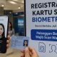Registrasi kartu SIM biometrik menggunakan verifikasi wajah atau face recognition untuk aktivasi nomor baru mulai 1 Juli 2026.