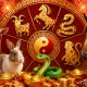 Ilustrasi shio paling beruntung 21 Mei 2026 dengan simbol astrologi China yang dikaitkan dengan keberuntungan, rezeki, dan hubungan asmara.