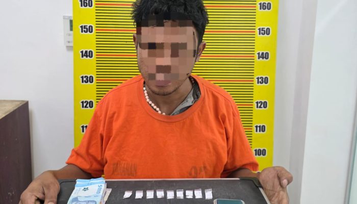 Polisi Tangkap Pria Pengangguran Saat Transaksi Narkoba di Sibolangit