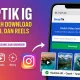 Ilustrasi Snaptik IG untuk download video Instagram, foto, Reels, dan Story tanpa aplikasi