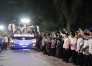 Wali Kota Tanjungbalai Lepas 131 Jemaah Haji ke Asrama Haji Medan