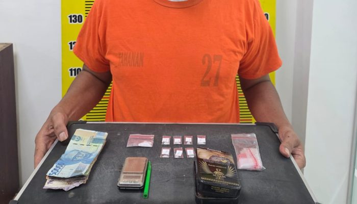 Pengedar Sabu di Medan Tuntungan Diciduk Saat Layani Pembeli, 9 Paket Disita