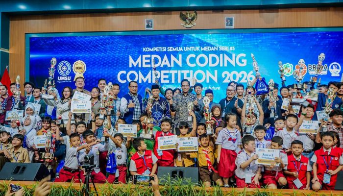 632 Peserta Ramaikan Medan Coding Competition 2026, Rico Waas: Teknologi Ciptakan Solusi