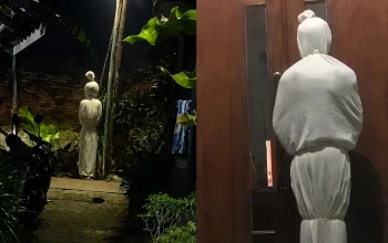 Viral penampakan pocong di kawasan Tangerang, Banten, yang ramai dibagikan warga melalui media sosial Threads dan dikaitkan dengan dugaan modus kriminal.