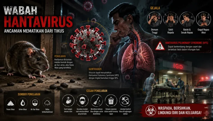 Apa Itu Wabah Hantavirus? Ini Gejala dan Cara Penularannya