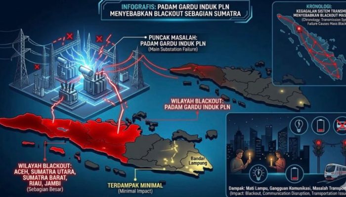Blackout Sistem PLN Sumbagut, Listrik Padam Massal di Aceh Hingga Kepulauan Riau