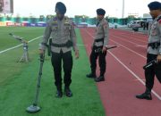 Jelang Pertandingan ASEAN U19 Boys’ Championship 2026, Gegana Brimob Polda Sumut Sterilisasi Stadion