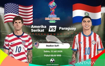 Prediksi Amerika Serikat vs Paraguay: Tuan Rumah Bidik Kemenangan Perdana di Piala Dunia 2026
