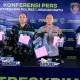 Konferensi pers kasus Luis David Hutabarat di Polres Labuhanbatu terkait penetapan tersangka dugaan penganiayaan yang menyebabkan korban meninggal dunia.