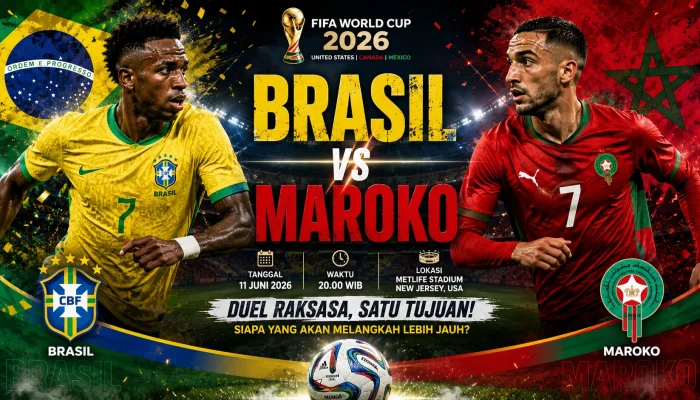 Brasil vs Maroko: Head to Head, Statistik dan Prediksi Piala Dunia 2026