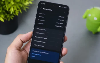 Cara cek masa dukungan HP Android melalui menu informasi perangkat untuk mengetahui status update sistem operasi dan pembaruan keamanan.