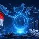Ilustrasi domain AI Indonesia .ai.id yang resmi diluncurkan sebagai identitas digital bagi startup, perusahaan, dan komunitas kecerdasan artifisial nasional.