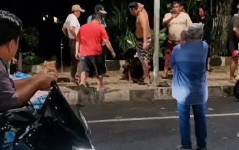 Suasana lokasi kasus pengeroyokan maut di Pematangsiantar yang menewaskan Jaka Jannes Malau, dua pelaku pengeroyokan Pematangsiantar telah ditangkap polisi.