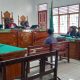 Agus Widya Santoso menjalani sidang kasus korupsi ISP Taput di Pengadilan Tipikor Medan