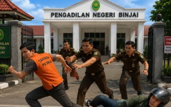 Tahanan Kabur di PN Binjai