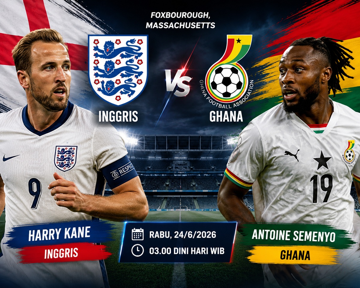 Inggris vs Ghana