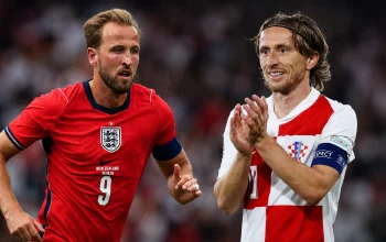 Harry Kane dan Luka Modric menjelang pertandingan Inggris vs Kroasia Piala Dunia 2026 di Grup L.