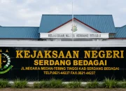 Kantor Kejaksaan Negeri Serdang Bedagai (Kejari Sergai) di Sei Rampah, Kabupaten Serdang Bedagai, Sumatera Utara.