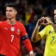Cristiano Ronaldo dan Luis Diaz jelang pertandingan Kolombia vs Portugal Piala Dunia 2026 di Grup K.