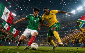 Link nonton Piala Dunia 2026 Meksiko vs Afrika Selatan pada laga pembuka Grup A di Stadion Azteca Mexico City.