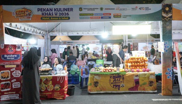 Pekan Kuliner Halal, Aman dan Sehat 2026 di Medan Dibuka