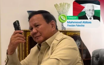 Prabowo dan Mahmoud Abbas