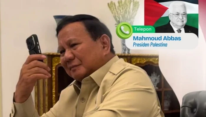 Prabowo Terima Telepon Presiden Palestina Mahmoud Abbas, Tegaskan Dukungan Indonesia untuk Palestina