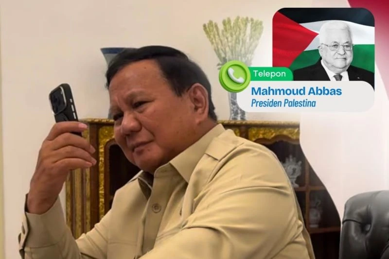 Prabowo dan Mahmoud Abbas