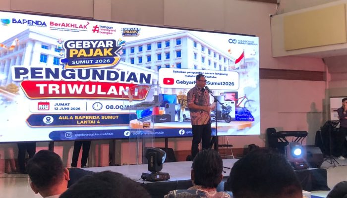 Bapenda Sumut Undi 936 Hadiah Gebyar Pajak 2026