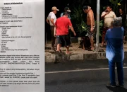 Surat perdamaian kasus Jaka Jannes Malau berdampingan dengan dokumentasi lokasi pengeroyokan maut di Pematangsiantar yang menewaskan korban.