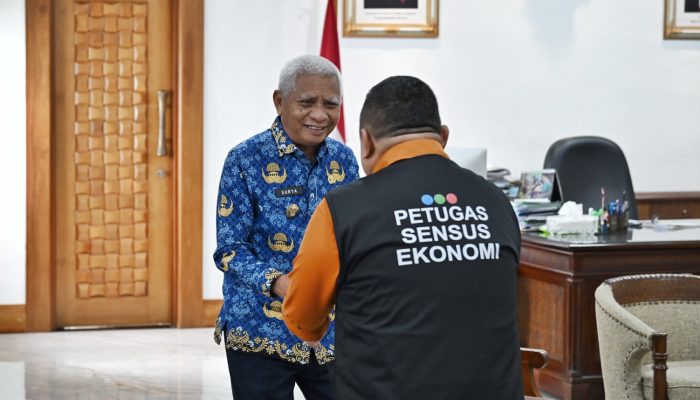 Wagubsu Didatangi Petugas Sensus Ekonomi BPS