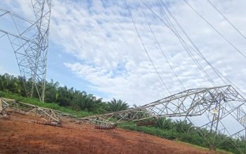 Siap-siap Pemadaman Listrik Bergilir, 12 Tower SUTET dan SUTT PLN di Sumut Roboh dan Bengkok