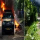 Bentrok warga Seram Bagian Barat menyebabkan mobil dinas Polres dan motor Bhabinkamtibmas dibakar massa di Kecamatan Huamual.