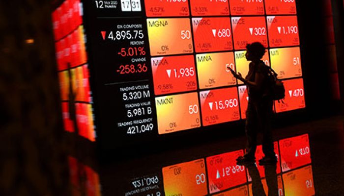 IHSG Berbalik Arah Melemah 112,98 Poin Terperosok ke Level 5.789,397 Siang Ini