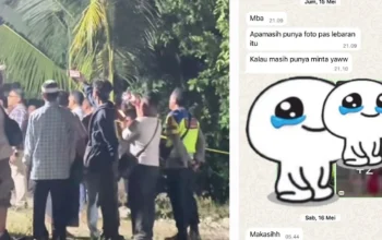 Tangkapan layar unggahan media sosial terkait kasus perampokan dan pembunuhan di Sragen Jawa Tengah