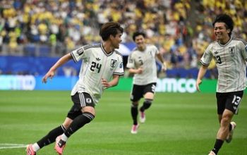 Babak 1 Brasil vs Jepang