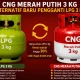 Ilustrasi CNG Merah Putih 3 kg sebagai alternatif LPG 3 kg yang sedang diuji coba oleh Kementerian ESDM.