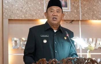 Bupati Langkat Syah Afandin saat menghadiri salah satu kegiatan pemerintahan