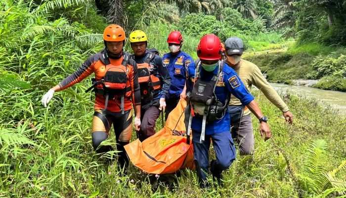Tim SAR Gabungan Temukan Korban Hanyut di Sungai Bah Toguran Simalungun